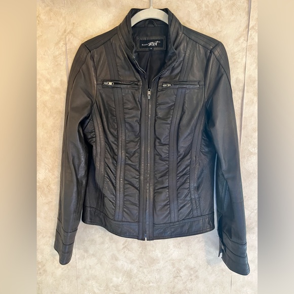 Black Rivet Jackets & Coats Black Rivet Genuine Leather Jacket Size